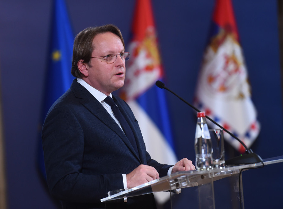 Varhelyi: EU to continue support to Serbia