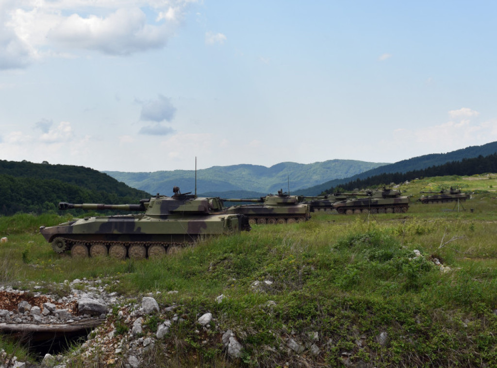 Vojska Srbije izvodi taktička uvežbavanja na poligonu "Pasuljanske livade"