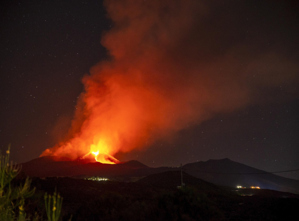 Vulkan Etna eruptirao, zatvoren vazdušni prostor