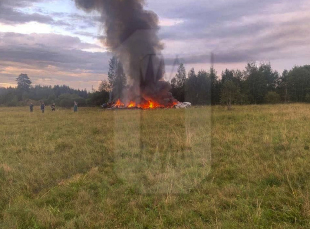 RIA: Deo Prigožinovog aviona pronađen dva kilometra od mesta nesreće