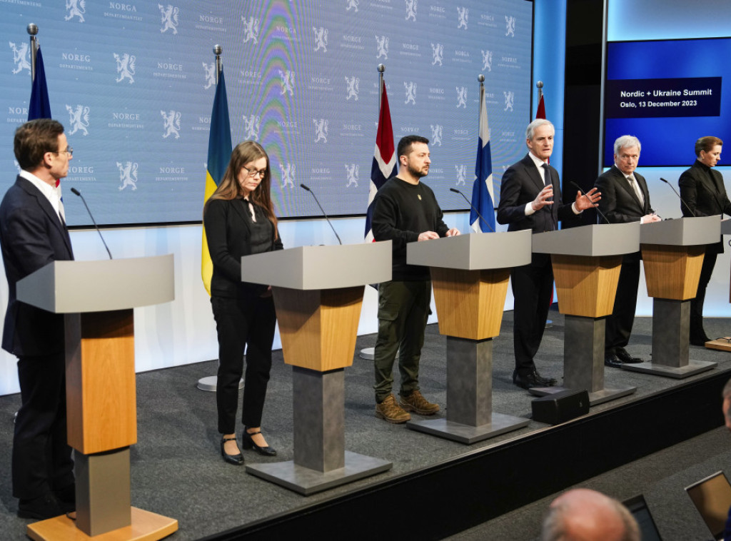 Lideri severnoevropskih zemalja na samitu u Oslu potvrdili podršku Ukrajini