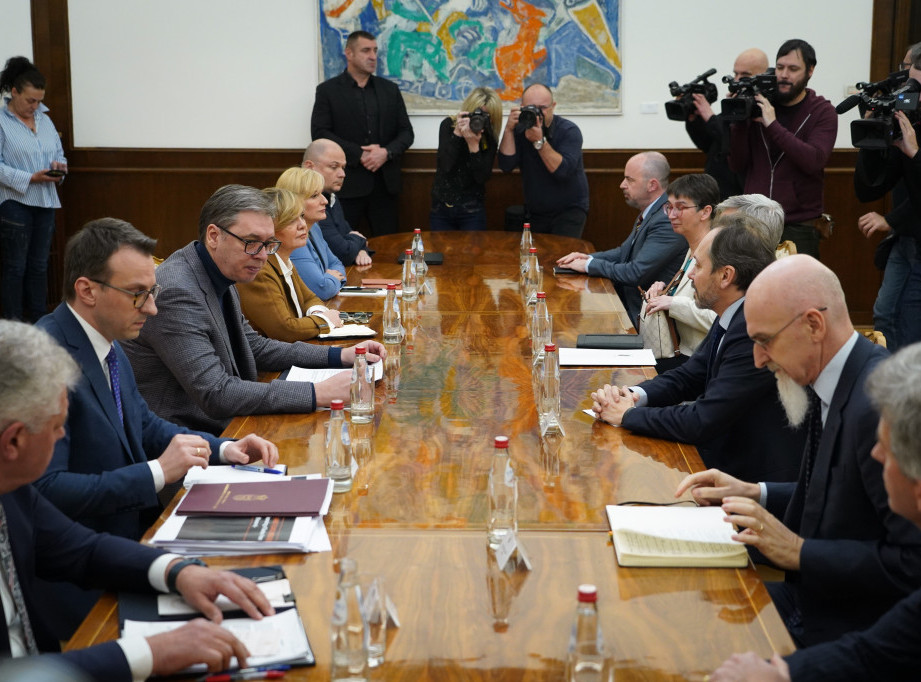 Kabinet predsednika Srbije: Neće biti saopštenja sa sastanka sa članovima Kvinte i EU