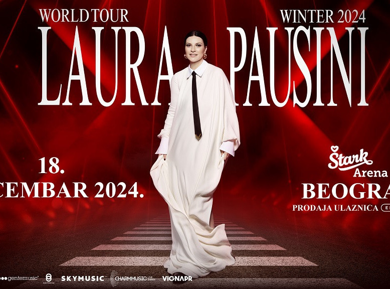 Laura Pausini prvi put u Srbiji 18. decembra u Štark areni
