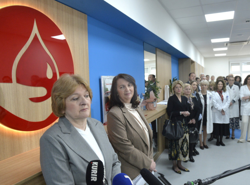 Danica Grujičić obišla adaptirano Odeljenje za prikupljanje krvi i komponenata krvi