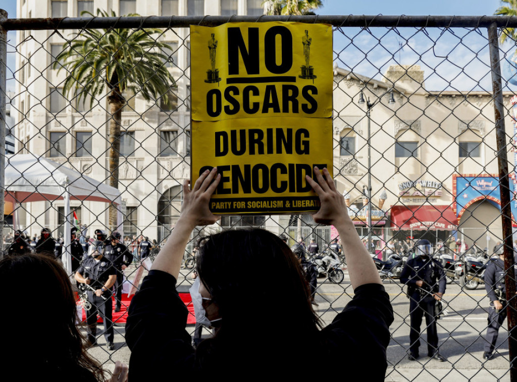 Tokom ceremonije Oskara održani propalestinski protesti