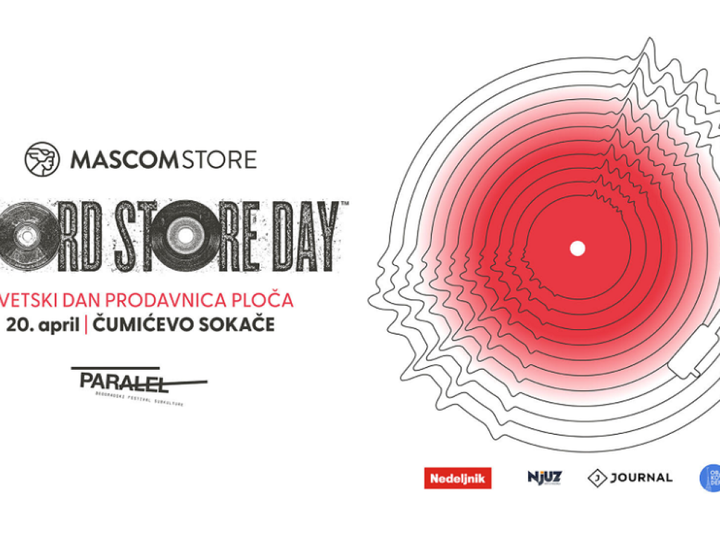 Svetski dan prodavnica ploča "Record Store Day" 20. aprila u Čumićevom sokačetu