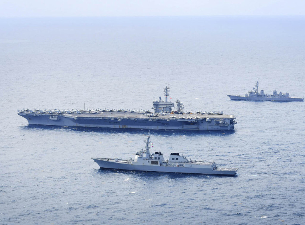 SAD, Japan i Južna Koreja održali pomorske vežbe južno od ostrva Čedžu