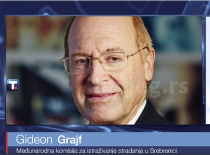 Gideon Grajf: Cilj Rezolucije o Srebrenici plasiranje lažnih vesti, nije bilo genocida