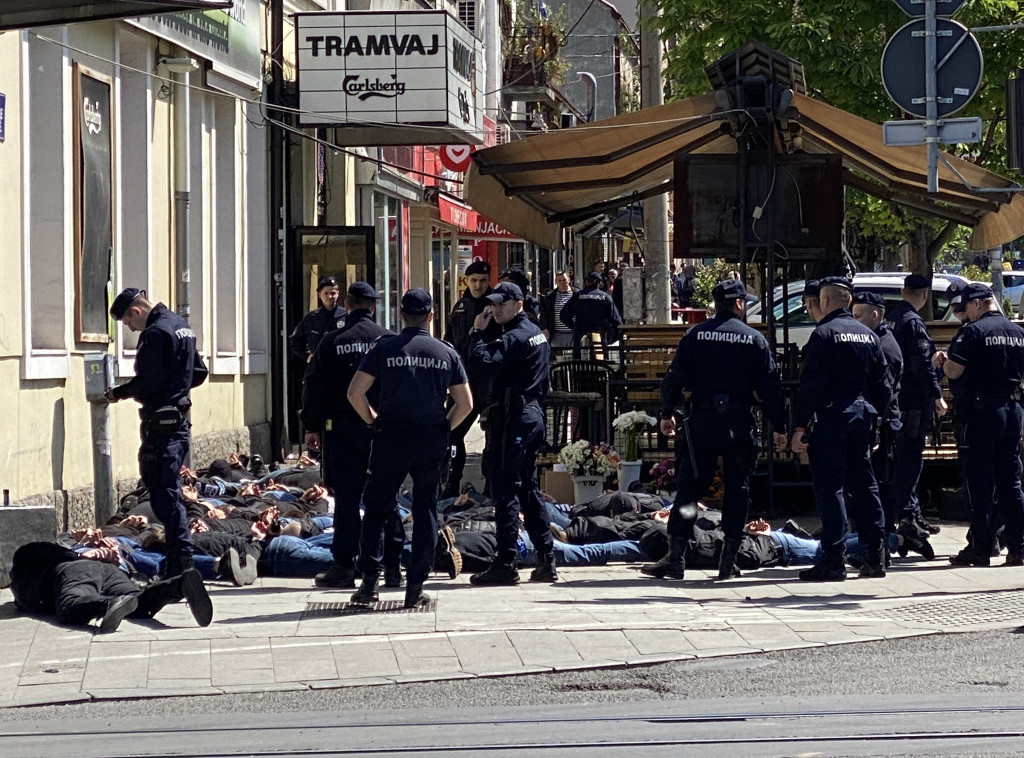 Akcija policije kod Vukovog spomenika