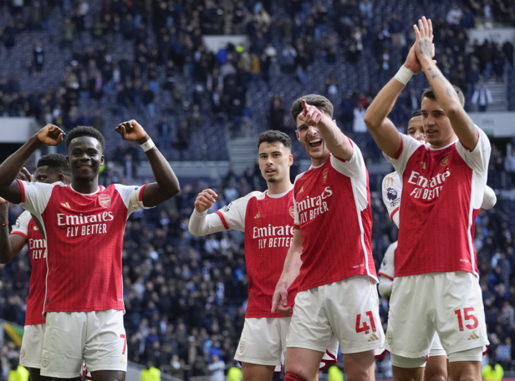 Fudbaleri Arsenala pobedili Totenhem, Bornmut nadigrao Brajton u Premijer ligi