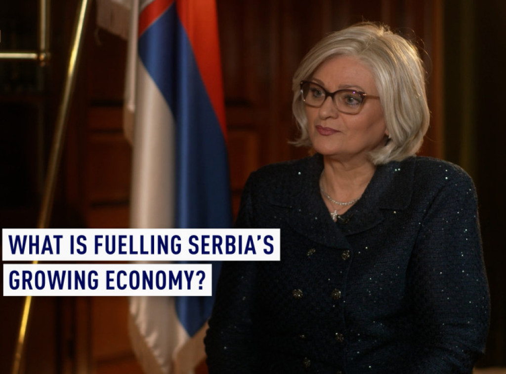 Jorgovanka Tabaković za CGTN Europe govori o ekonomskoj snazi Srbije