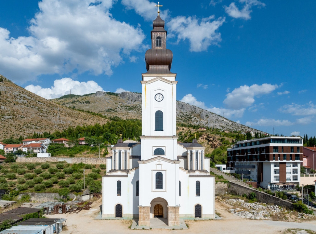 Prvi put od rušenja, vaskršnja liturgija služena u Sabornoj crkvi u Mostaru