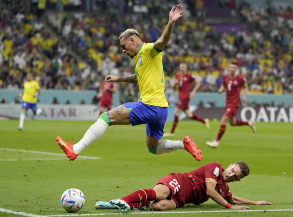 Richarlison brace downs Serbia at World Cup