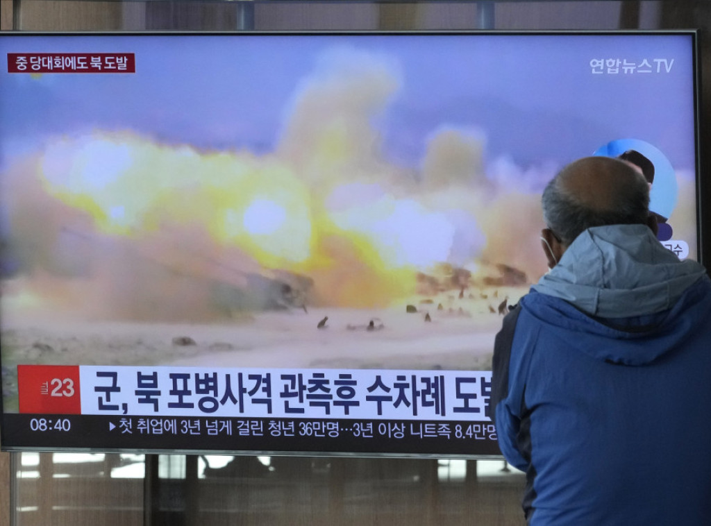 Severna Koreja ispalila oko 130 artiljerijskih granata u more