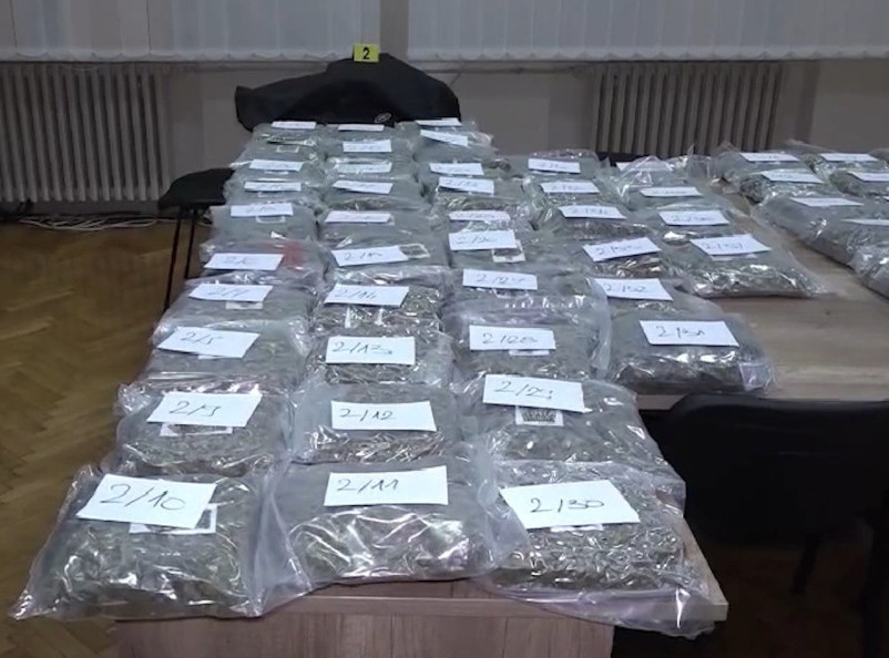 Preko Crne Gore u martu prošlo 850 kilograma marihuane, drogu otkrile policije susednih zemalja
