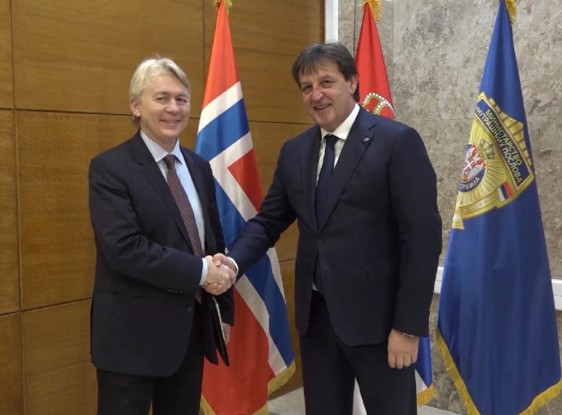 Gašić se sastao sa ambasadorom Kraljevine Norveške: Razgovali o saradnji dve zemlje u oblasti unutrašnjih poslova