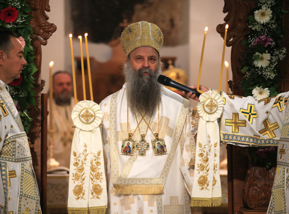 Patrijarh Porfirije služio liturgiju u srpskoj svetinji na Menhetnu