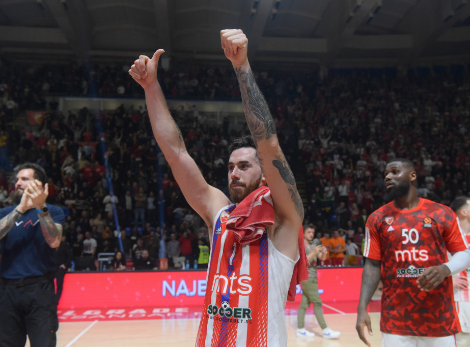Košarkaši Crvene zvezde pobedili Olimpijakos, Luka Vildoza postigao 21 poen