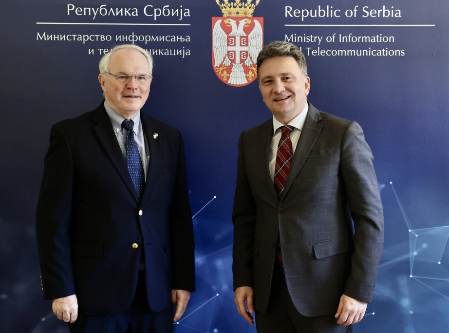 Ministar Mihailo Jovanović sastao se s ambasadorom SAD: Razgovarali o saradnji dve zemlje u IKT sektoru