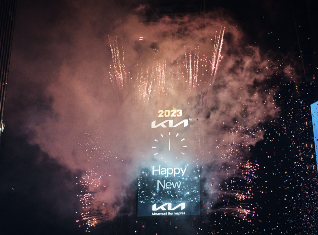 U Njujorku Nova godina dočekana na Tajms skveru