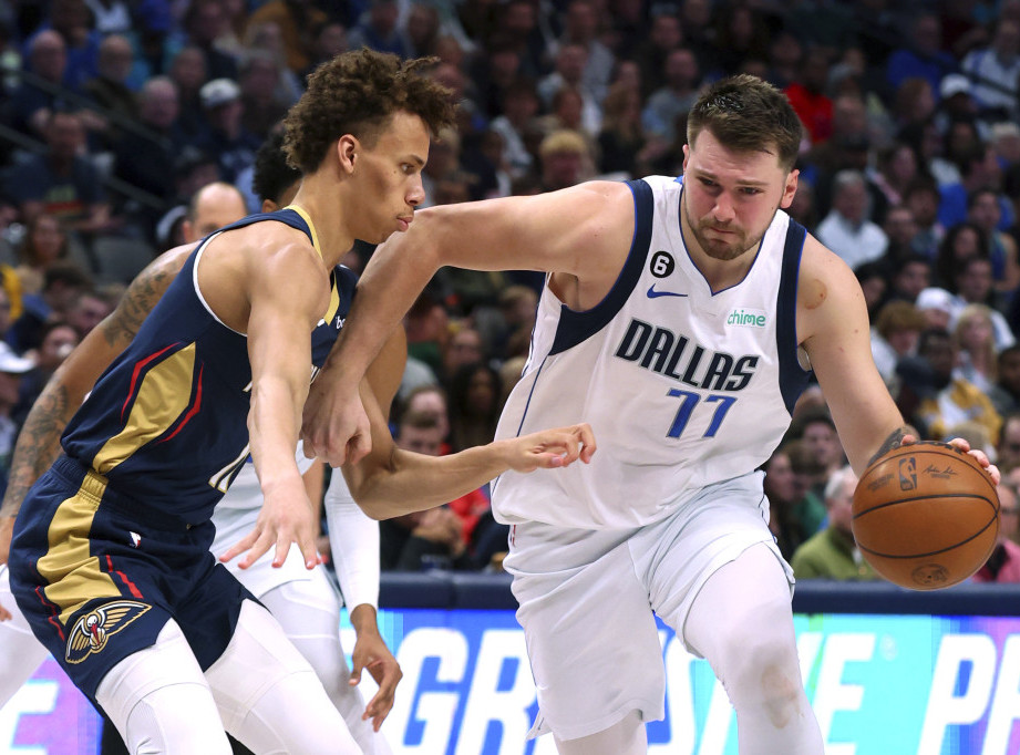 NBA: Košarkaši Dalasa pobedili Nju Orleans, tripl-dabl Dončića
