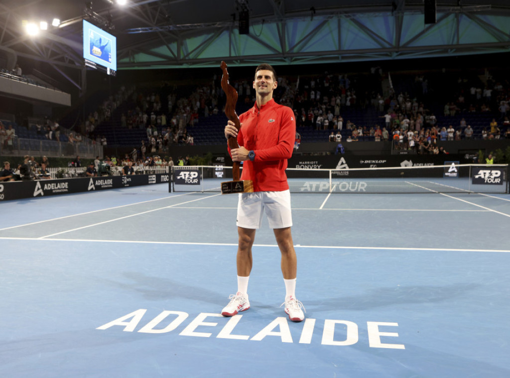Djokovic overcomes Korda to claim Adelaide title