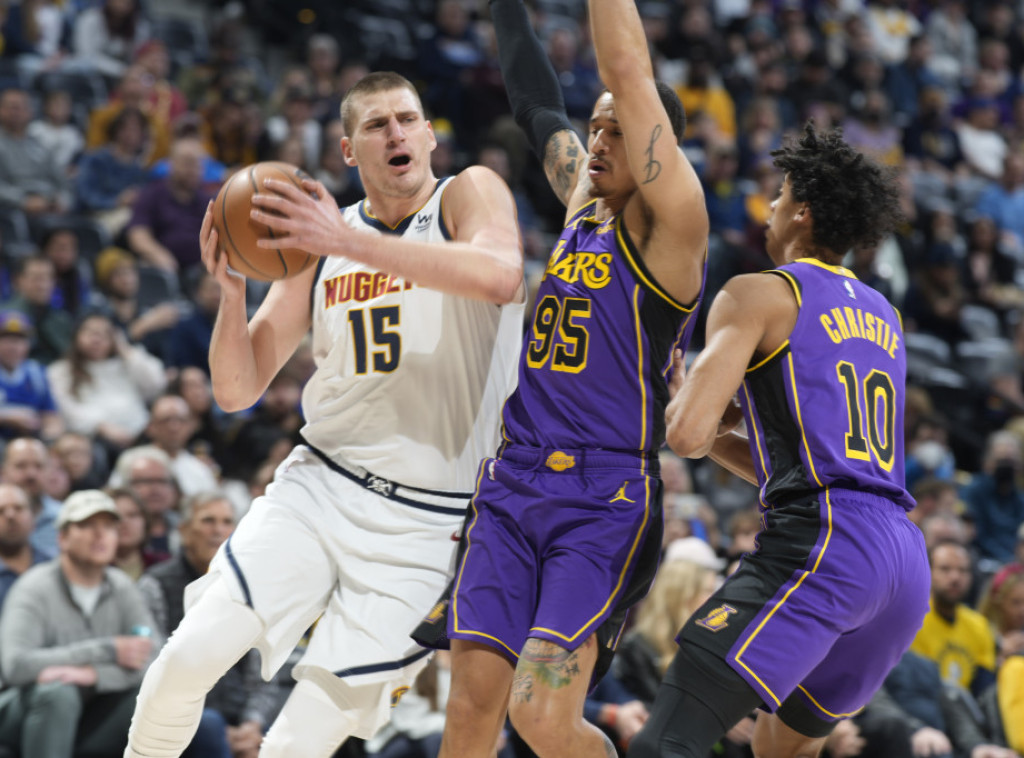 Denver nadigrao LA Lejkerse uz 11. tripl-dabl Jokića u sezoni