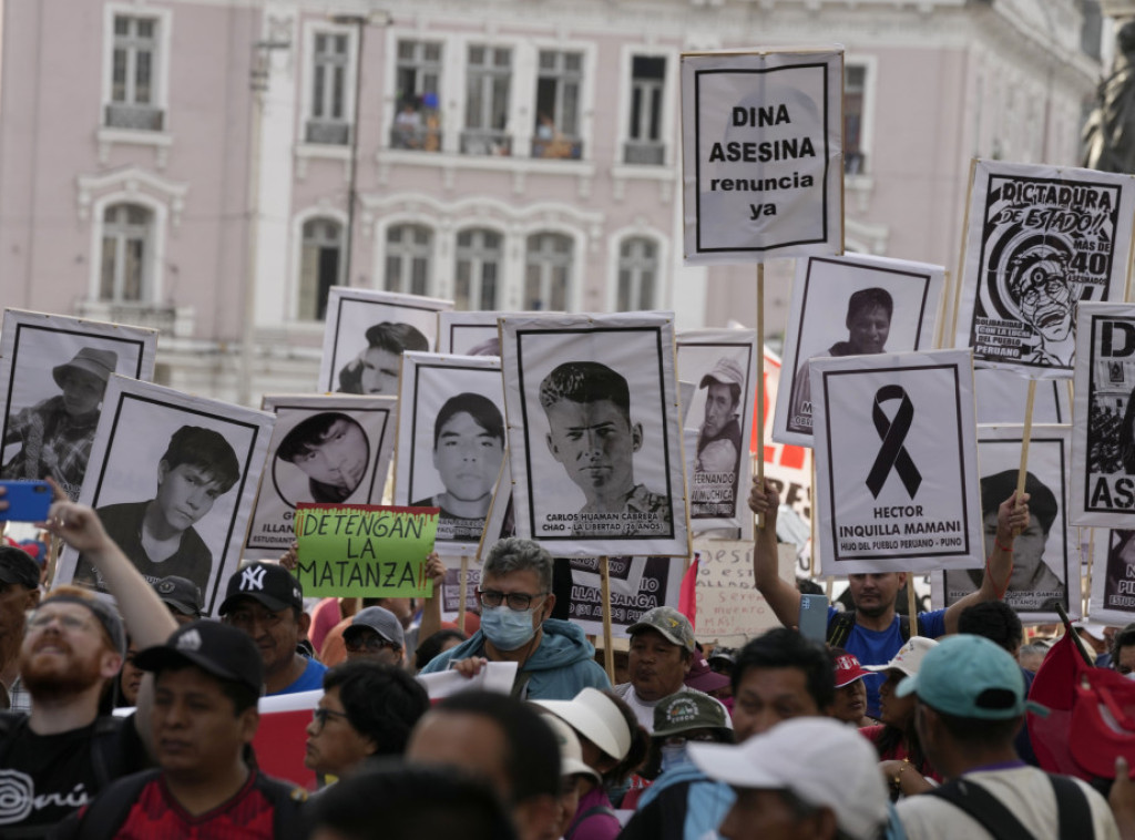 Demonstracije u Peruu, traži se ostavka predsednice Dine Boluarte