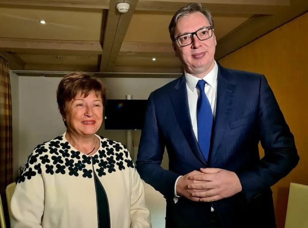 Vučić se sastao sa izvršnom direktorkom MMF