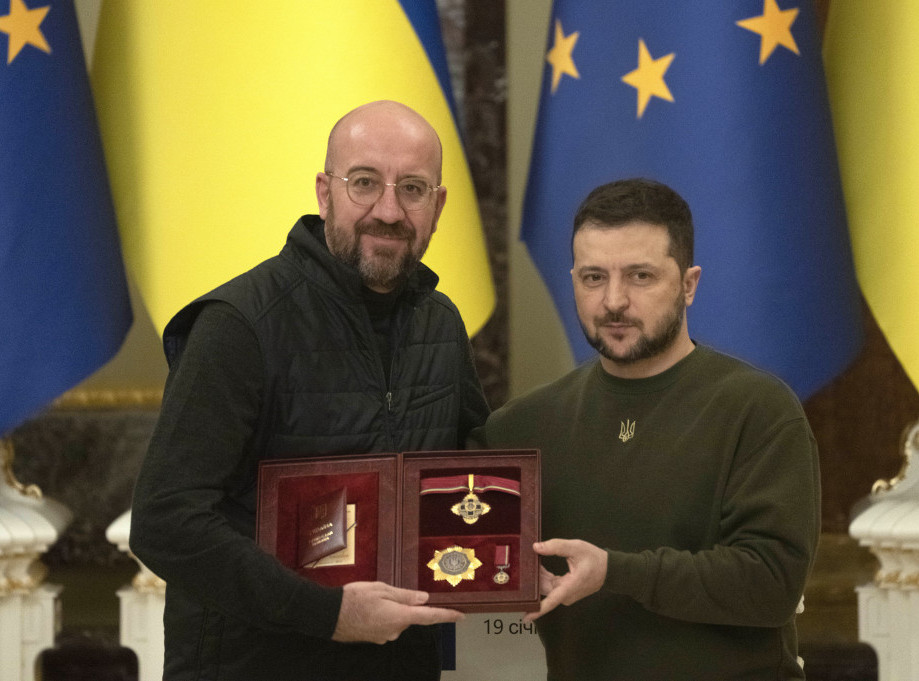 Zelenski i Mišel razgovarali o podršci EU Ukrajini