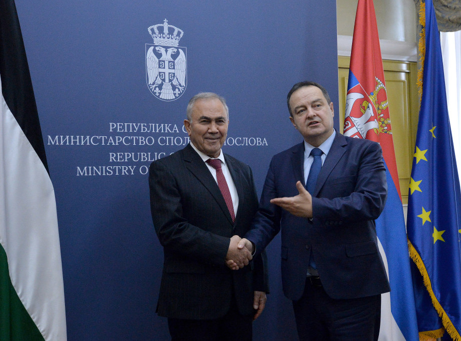 Dačić: Veoma cenimo principijelnu poziciju Palestine o nepriznavanju tzv. Kosova