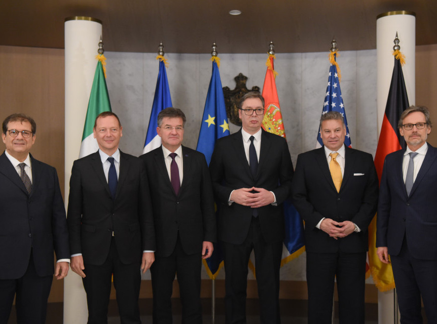 Vucic meets with special envoys