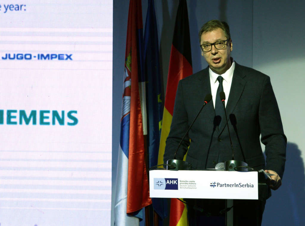 Vucic: Annual volume of Serbia-Germany trade at 8.2-8.3 bln euros