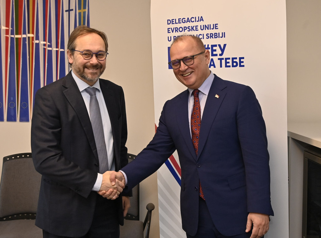 Vesić sa Žiofreom razgovarao o usaglašavanju zakona iz oblasti transporta i infarstrukture sa propisima EU