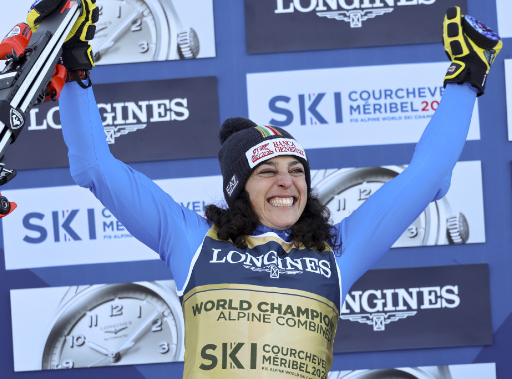 Federika Brinjone osvojila zlato u kombinaciji na SP u Meribelu