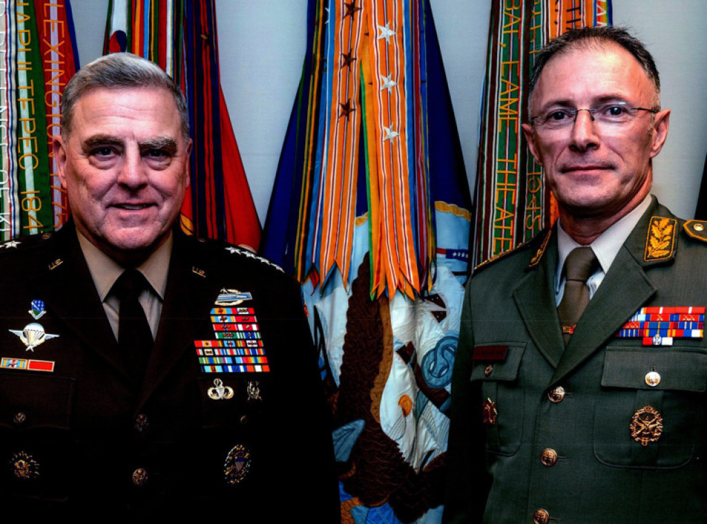Milan Mojsilović se sastao sa načelnikom Združenog generalštaba Oružanih snaga SAD