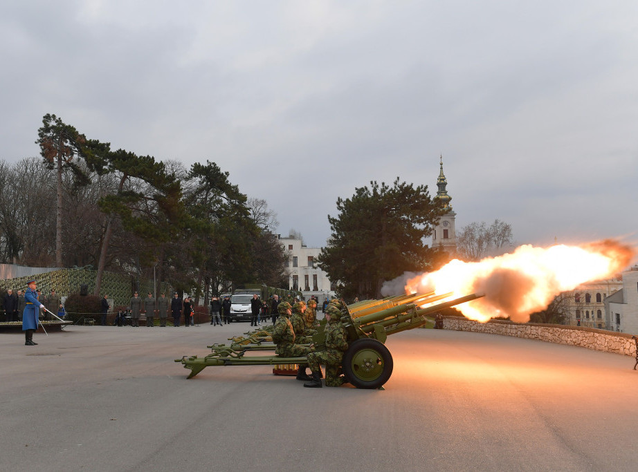 Počasna artiljerijska paljba povodom Dana državnosti