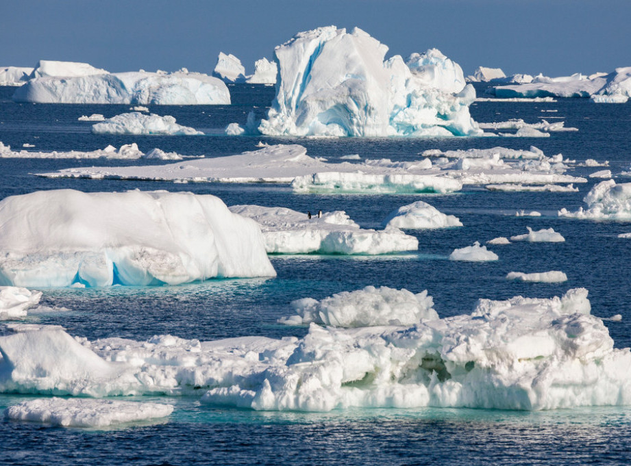 Rekordno niska površina pod ledom na moru oko Antarktika