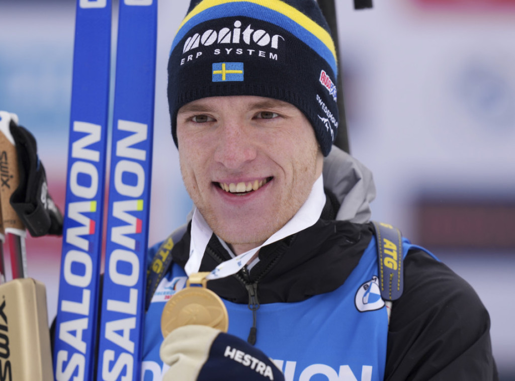 Švedski biatlonac Sebastijan Samuelson osvojio zlato u masovnom startu na SP u Oberhofu