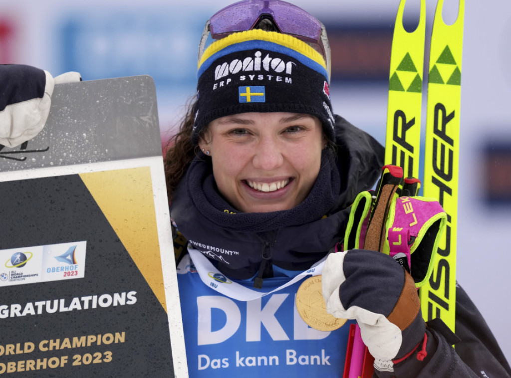 Šveđanka Hana Eberg osvojila zlato u masovnom startu na SP u biatlonu