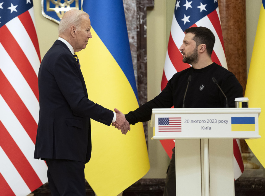 Zelenski: Poseta Bajdena važan signal podrške Ukrajini