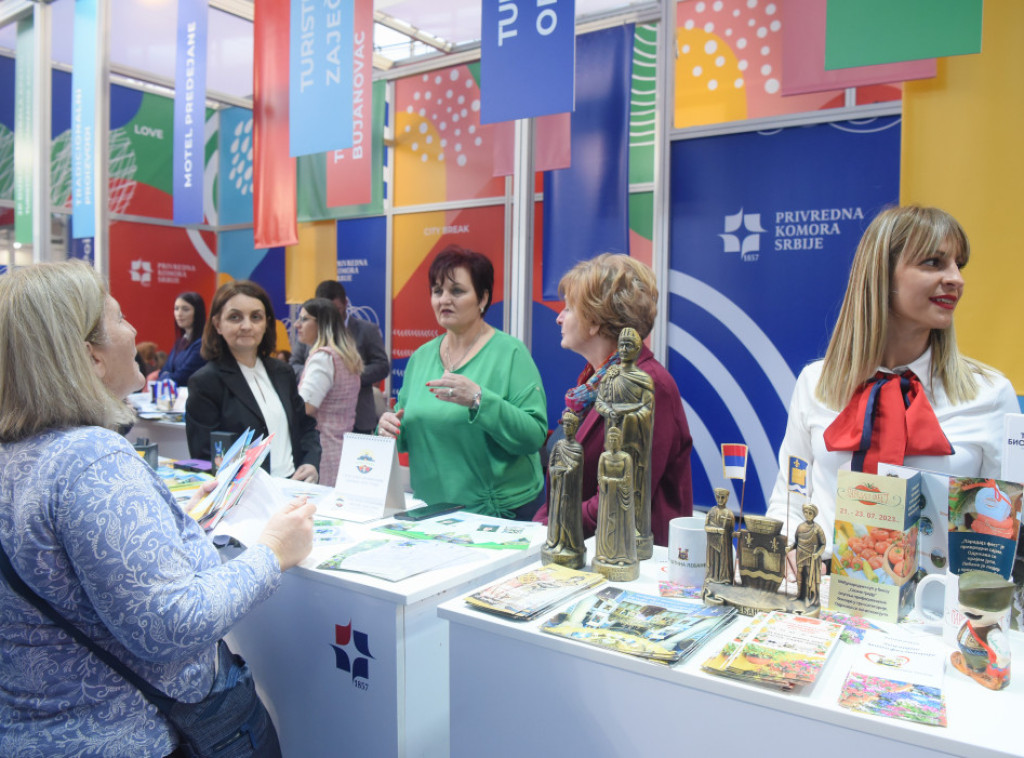 Više od 30 domaćih kompanija na štandu Privredne komore Srbije na Sajmu turizma