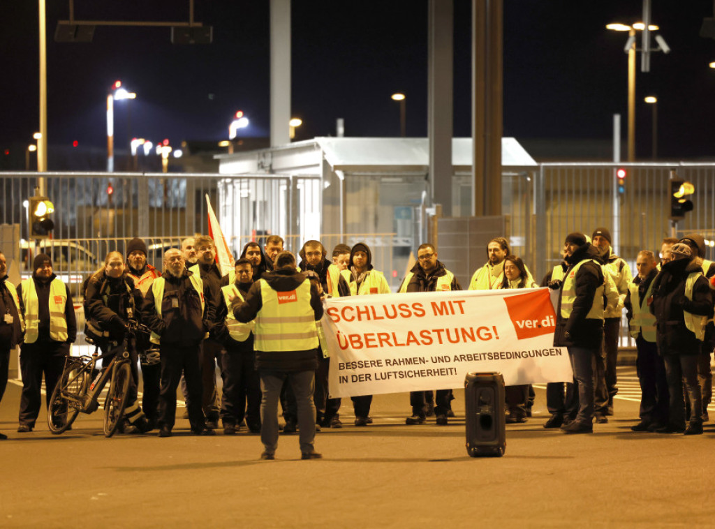 Zbog štrajka na nemačkim regionalnim aerodromima otkazano više od 300 letova