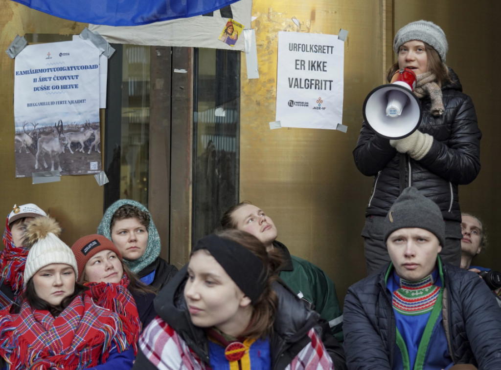 Oslo: Greta Tunberg i aktivisti blokirali ulaz u Ministarstvo energetike