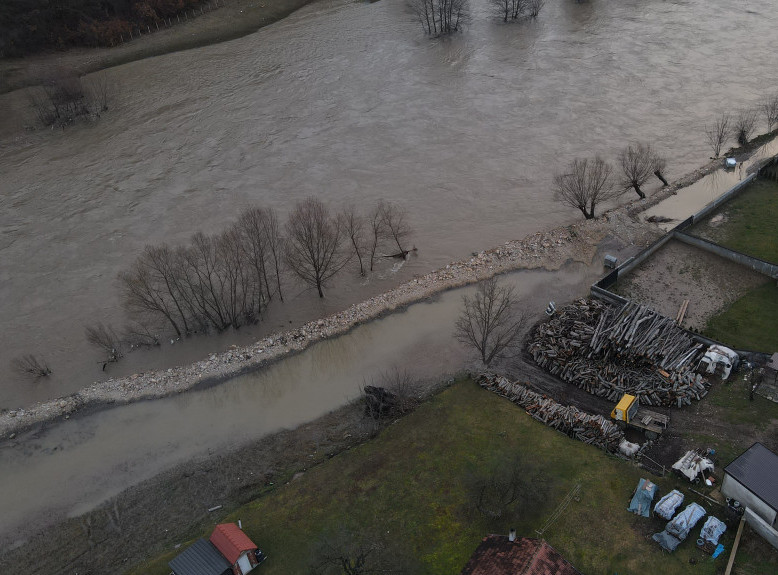 Poplave u dolini Neretve nakon obilnih kiša