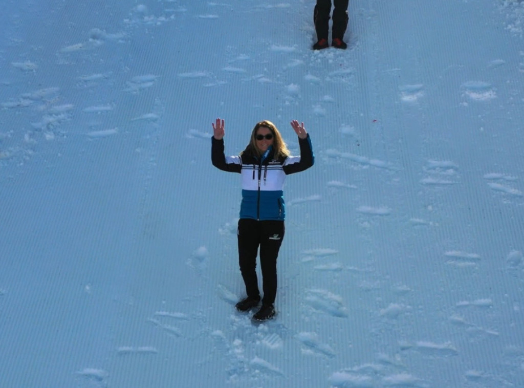 Skijašica Paola Magoni posetila stazu na Jahorini na kojoj je osvojila medalju