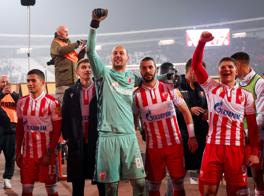 Fudbaleri Crvene zvezde ubedljivo pobedili Čukarički rezultatom 4:0