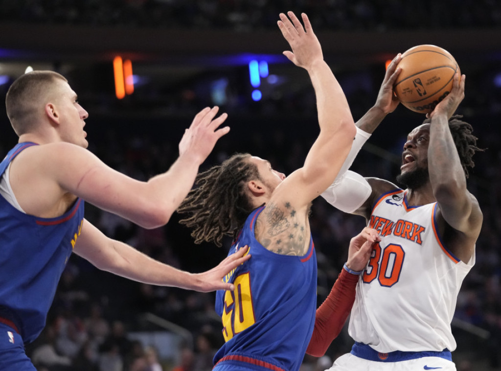 NBA: Poraz košarkaša Denvera u Njujorku, Nikola Jokić ubacio 24 poena
