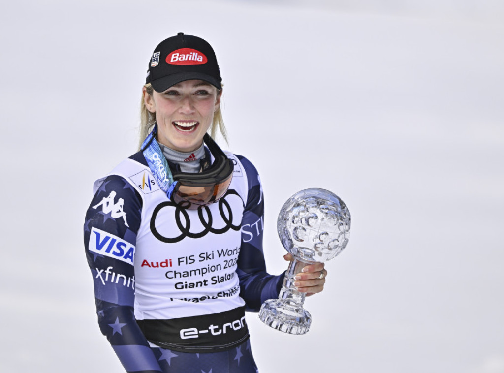 Američka skijašica Mikaela Šifrin pobedila na poslednjem veleslalomu sezone