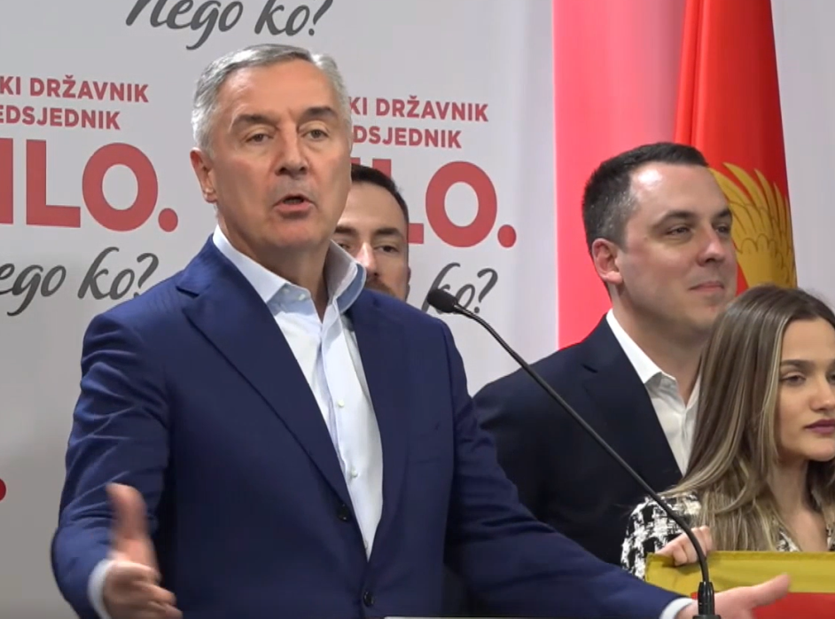 Milo Đukanović apsolutno uveren u pobedu u drugom izbornom krugu